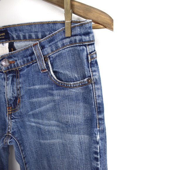 Preowned Truck Jeans with Embroidery Juniors 5 womens size 6 - Picture 4 of 10